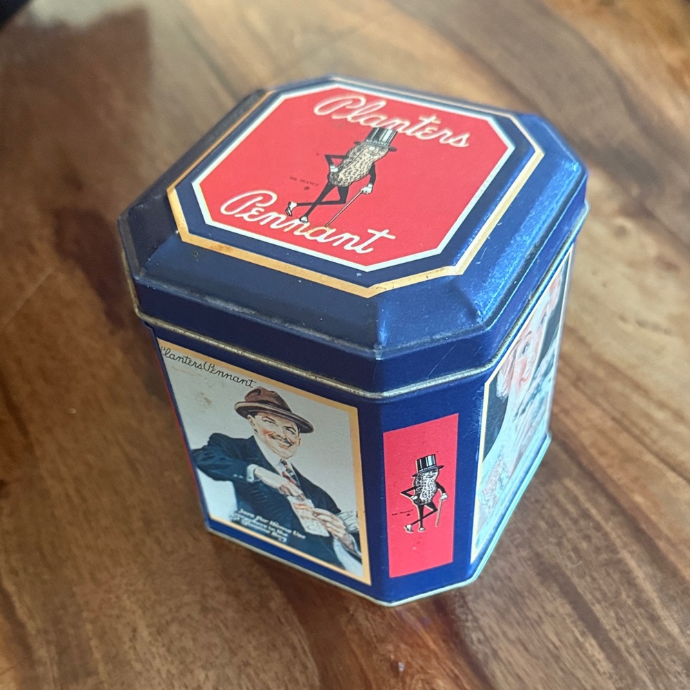Vintage Planters Peanuts Tin 1995